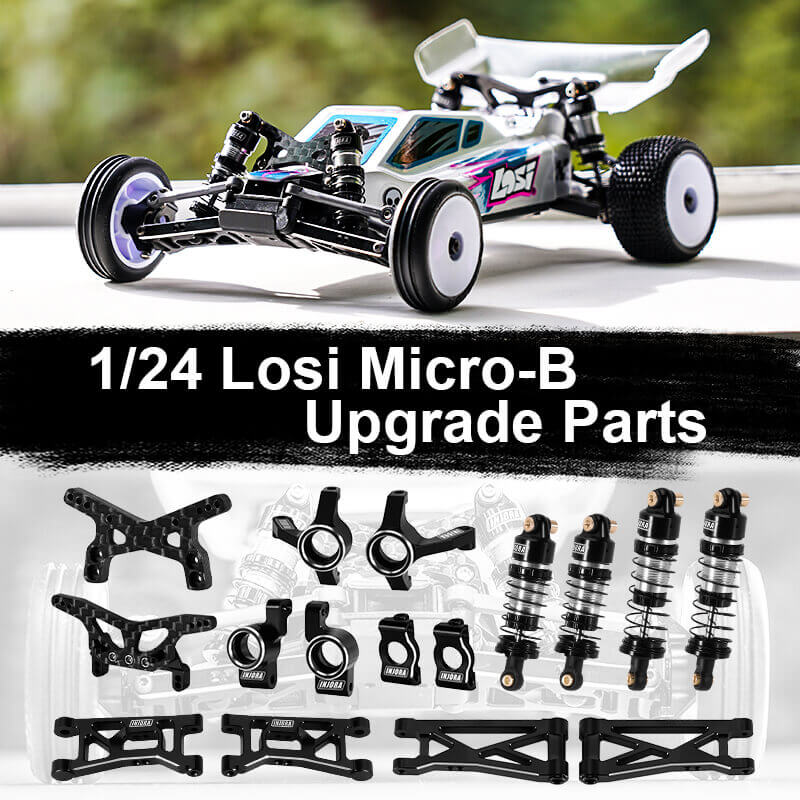 INJORA Custodia Trasmissione in Alluminio per 1/24 Buggy Losi Micro-B Upgrade INJORA Custodia Trasmissione in Alluminio per 1/24 Buggy Losi Micro-B Upgrade
