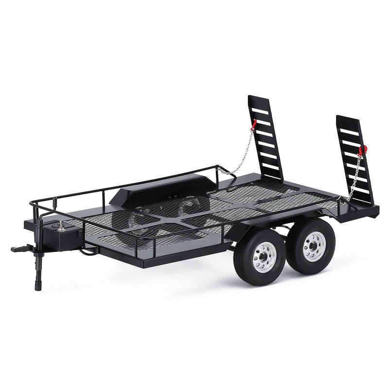 Levigo Aluminum Alloy RC Trailer – Compatible With Traxxas 1/18 TRX4M, Anti-Slip Tires - View #2