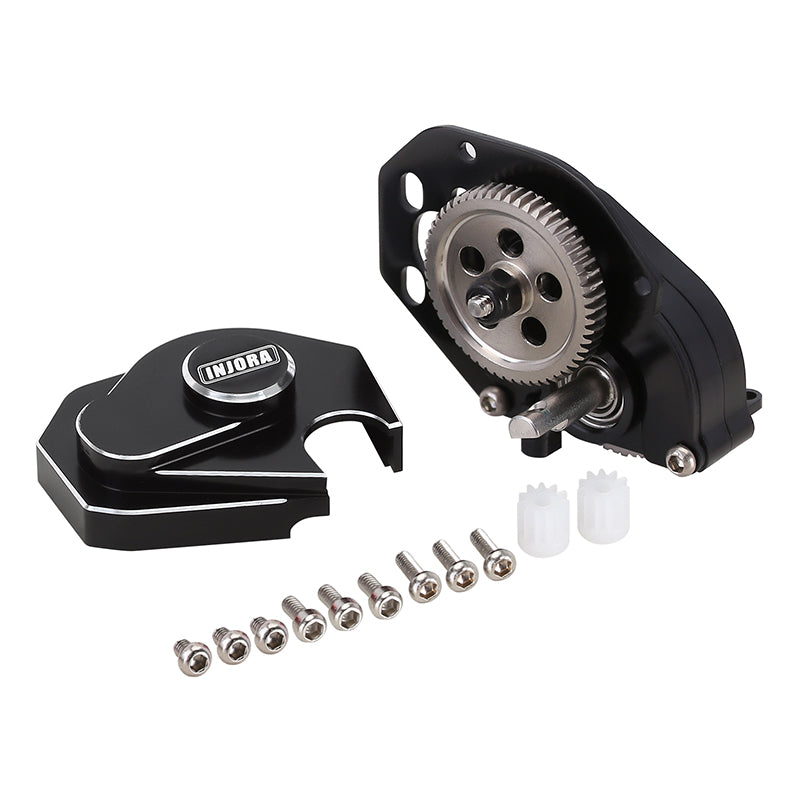 US Warehouse] INJORA CNC Aluminum Complete Transmission Gearbox for A