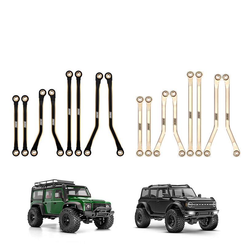 INJORA Brass High Clearance Links Set for 1/18 TRX4M Defender Bronco