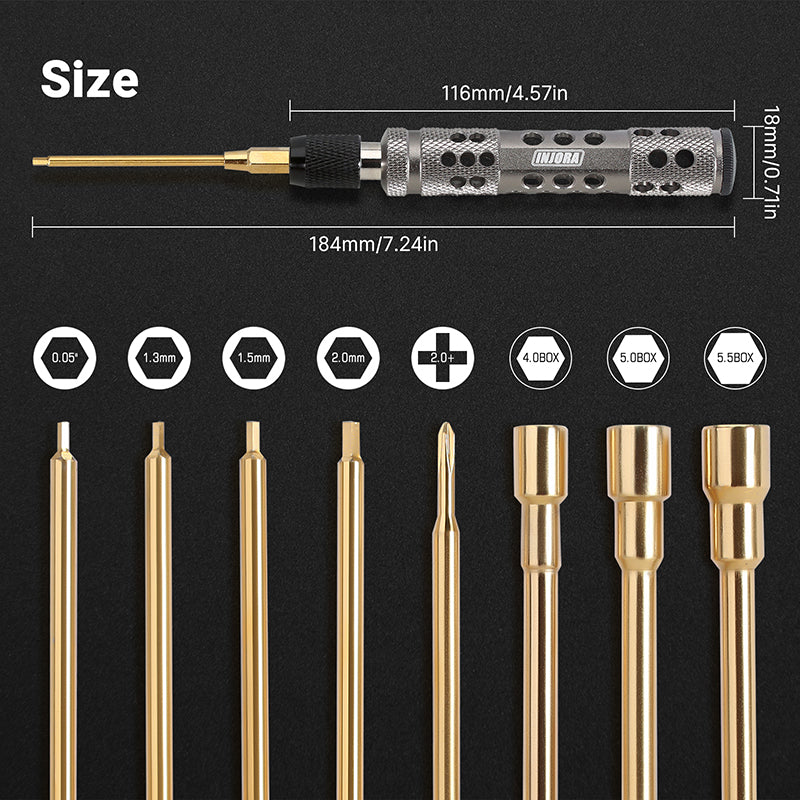 Losi 8 in 1 Hex Wrench Kit [LOSA99120] - AMain Hobbies