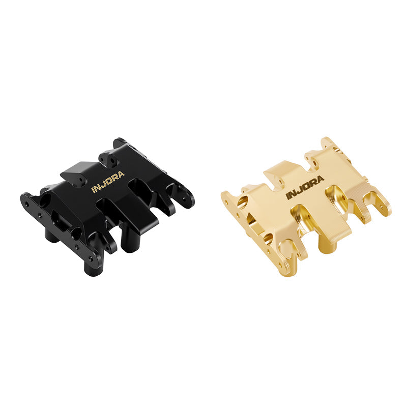 INJORA Black Brass Skid Plate for 1/30 SCX30 (17.9g)