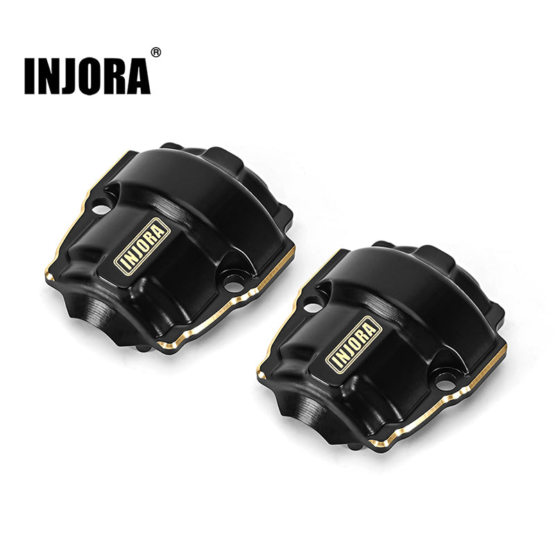 INJORA Brass Front Rear Diff Covers for 1/18 Redcat Ascent-18 (ASC18-0