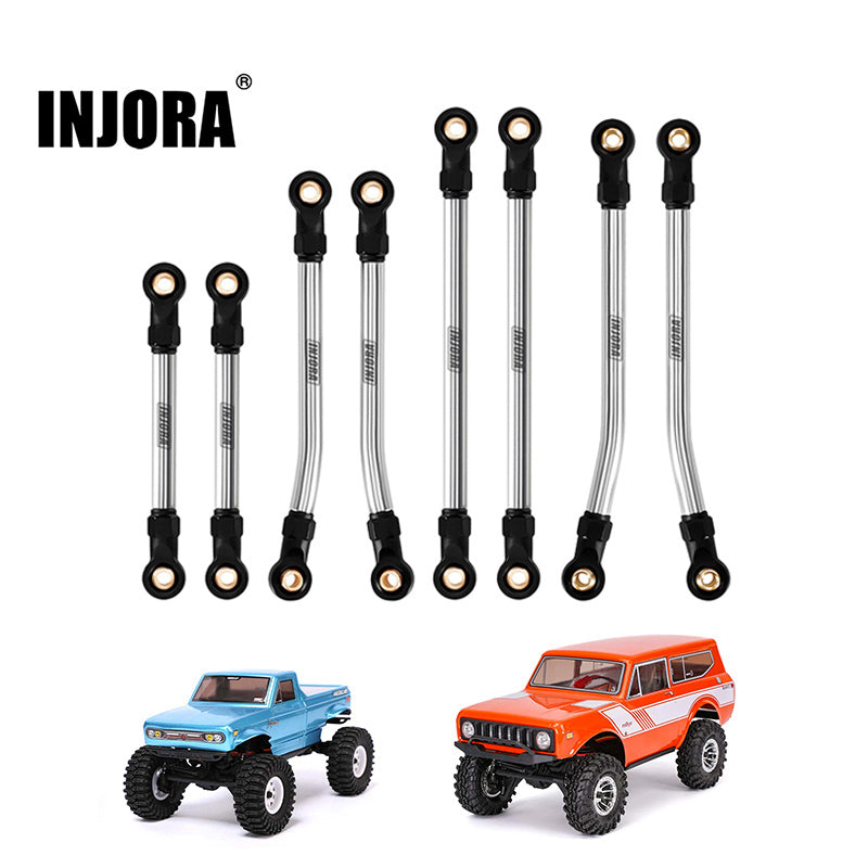 INJORA Stainless Steel High Clearance Links for 1/18 Redcat Ascent-18