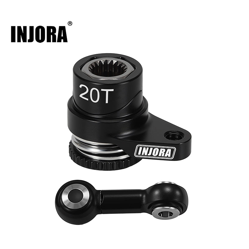 INJORA Aluminum Servo Saver Set for for Arrma Mojave Typhon Granite Gr
