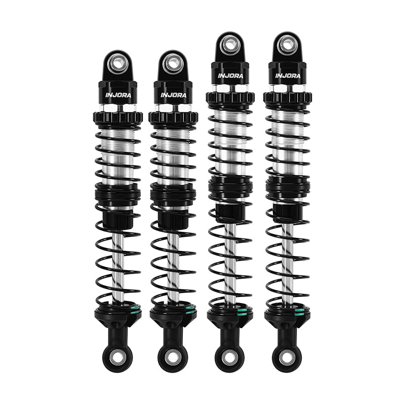 INJORA DRX Dual-Rate Spring Oil Shocks for 1/10 RC Crawlers, 80mm
