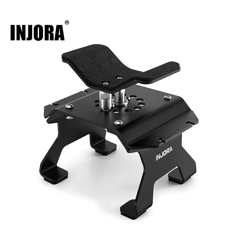 INJORA Aluminum RC Car Stand with Shock Holder for 1/30 1/32 RC Crawle