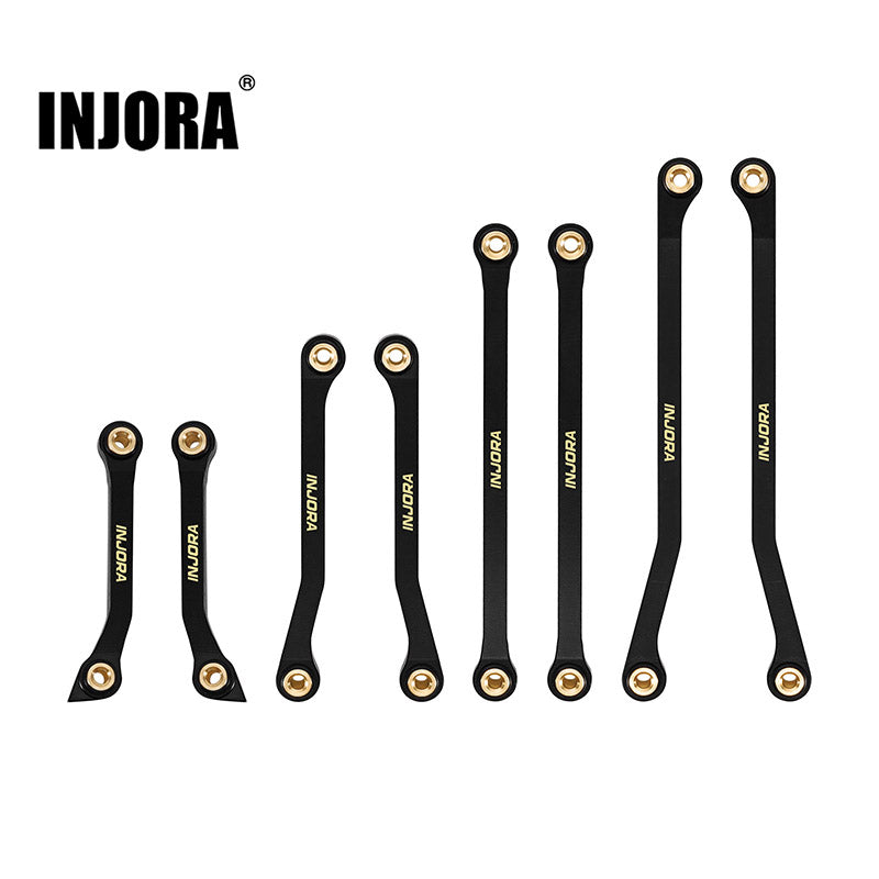 INJORA Black Brass High Clearance Links for 1/18 Redcat Ascent-18 APEX