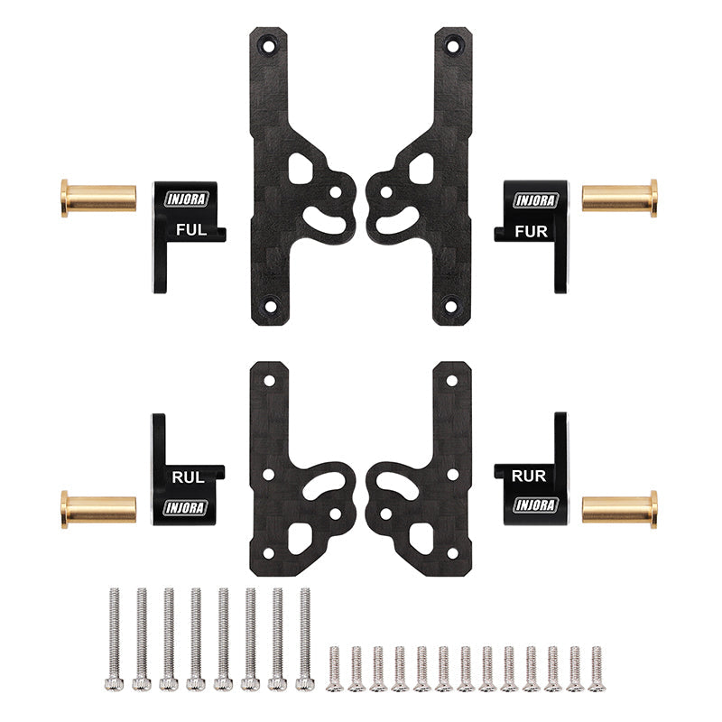 INJORA CNC Aluminum Flex Blades Suspension Travel Extension for 1/24 A