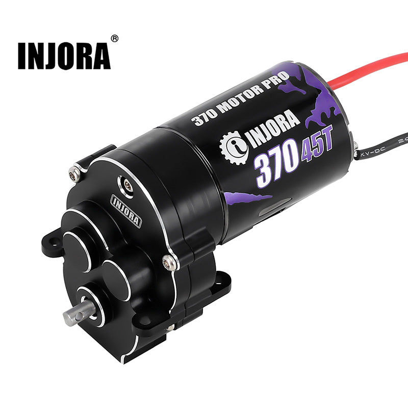 INJORA 370 Brushed Motor with Aluminum Transmission for 1/18