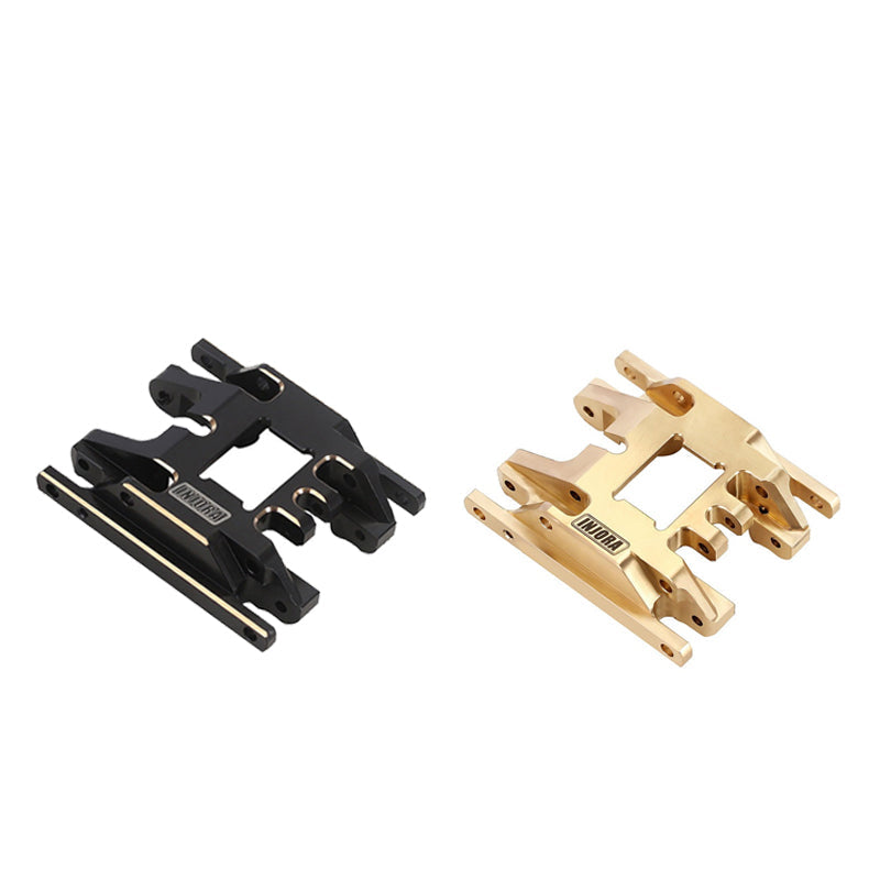 INJORA 53g/pcs Brass Skid Plate Transmission Mount for 1/18 TRX4M (4M-