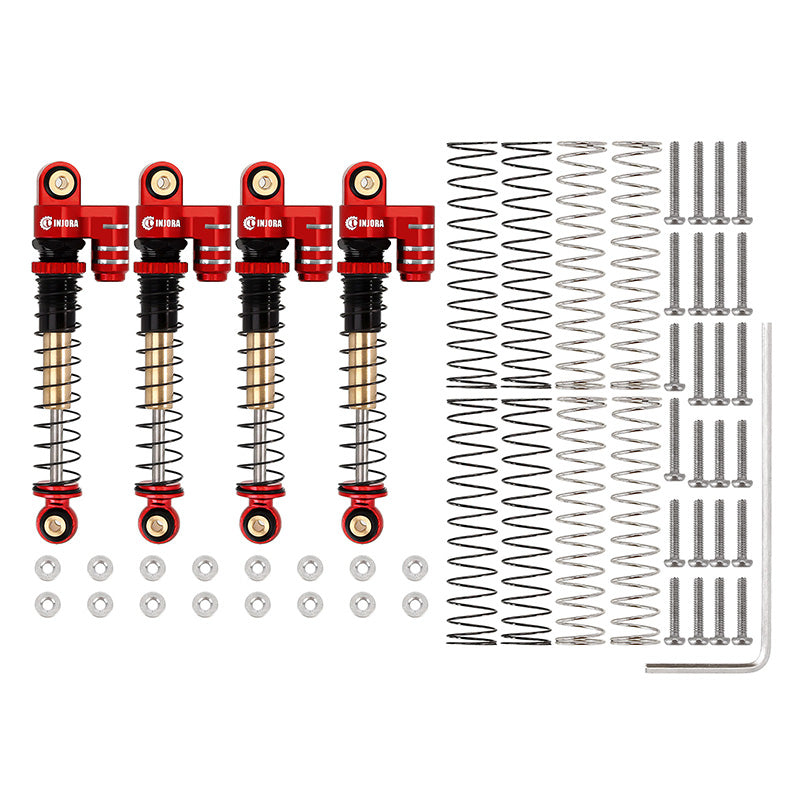 INJORA Essieux Avant/arrière ProSteer à Double Articulation Pour RC Crawler Axial SCX24 1/24 – Amélioration +4mm