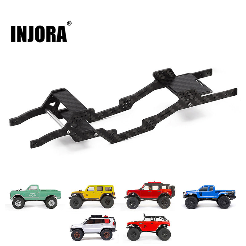 INJORA LCG Carbon Fiber Chassis Kit for 1/24 SCX24
