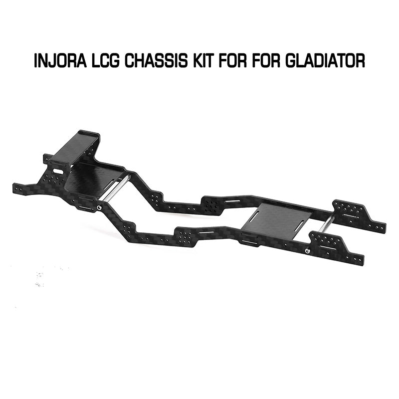 INJORA LCG Carbon Fiber Chassis Kit 6º Angled Frame for INJORA LCG Carbon Fiber Chassis Kit 6º Angled Frame for