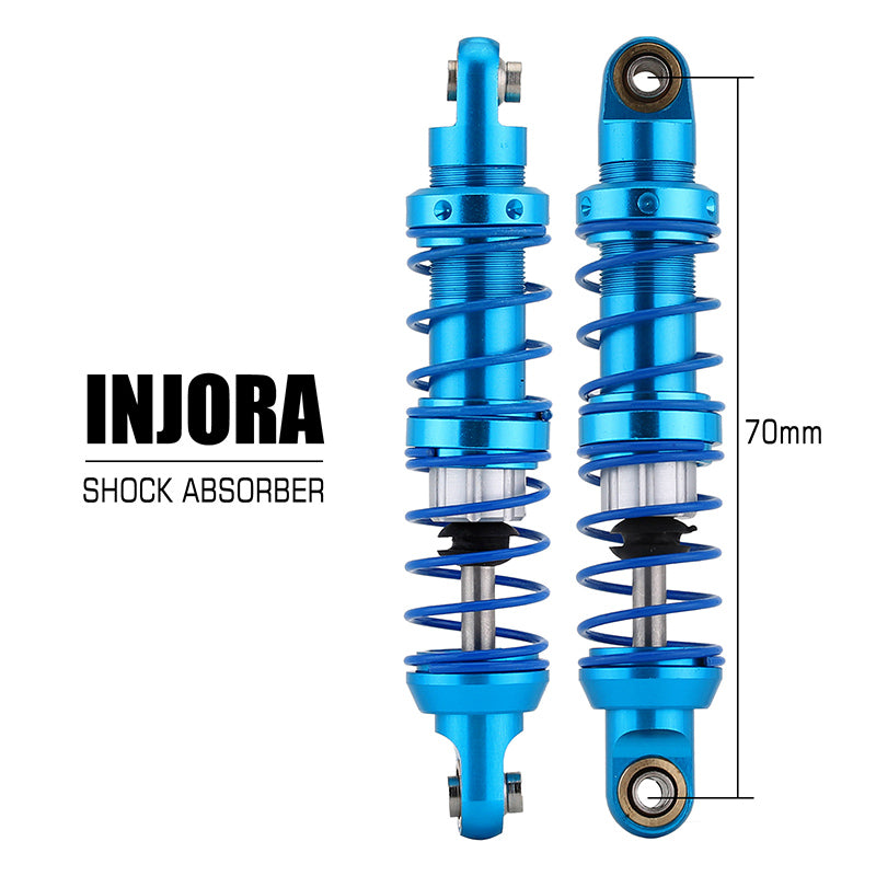 Juego De 4 Amortiguadores Incision 90mm Para Traxxas TRX-4 - Delanteros/Traseros, IRC00210 - Nuevo