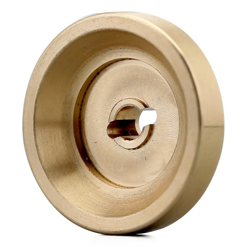 INJORA 4PCS 7g/pcs Brass Wheel Weights with Wheel Hex Hubs