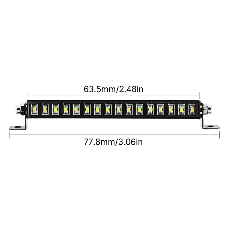 INJORA 16LED Metal Roof Light with Y wire for 1/18 TRX4M