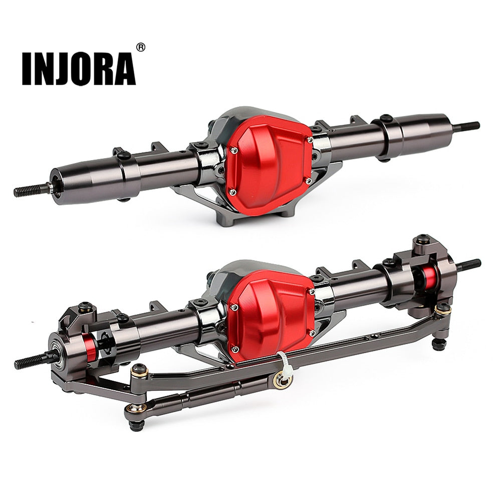 INJORA CNC Metal Front Rear Axle for 1 10 RC Rock Crawler Axial SCX1