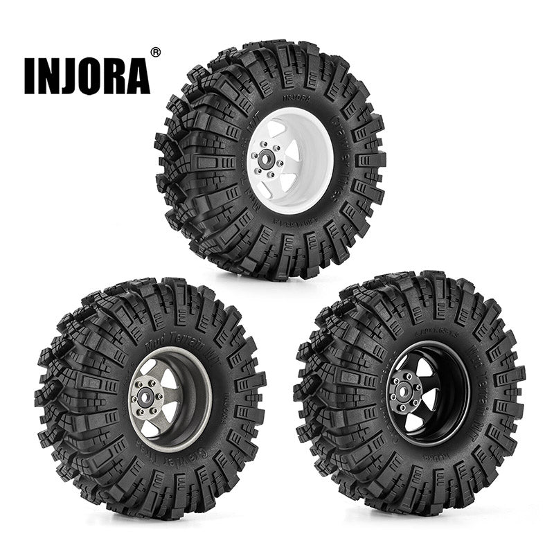 1.90 Inch Rim 1.9” Tires & Wheels for RC Crawlers & Trucks – INJORA