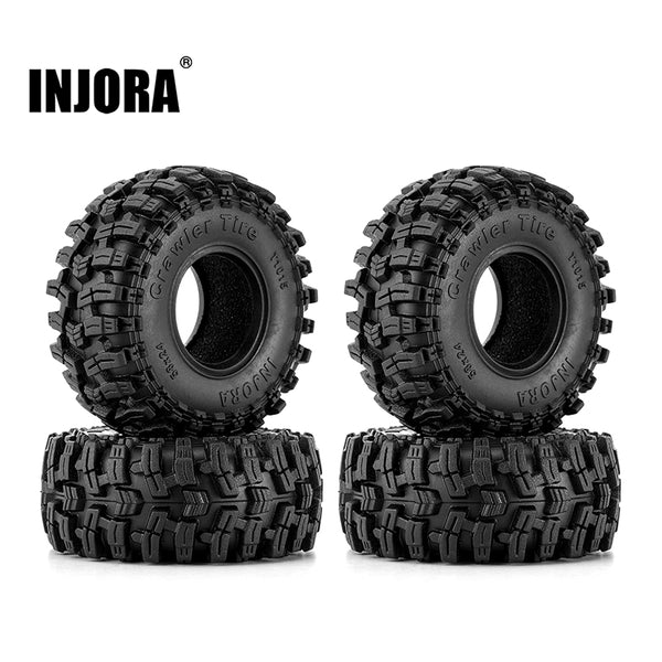 INJORA 1.0" Swamp Stomper Tires (58mm/63mm) (T1015/T1018)