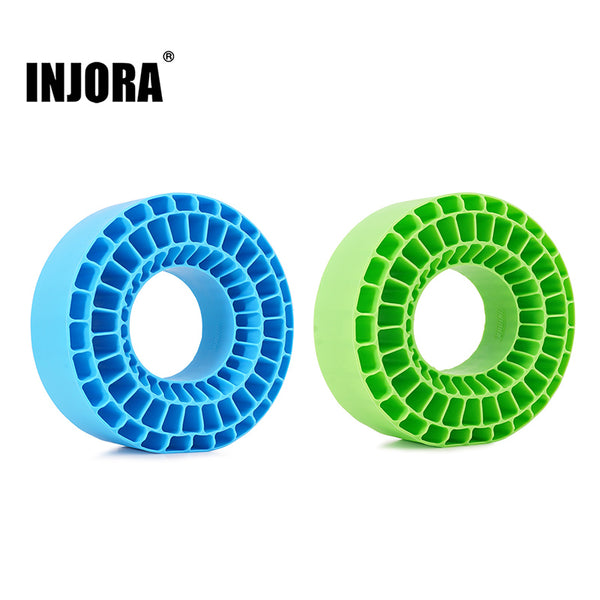 INJORA 4 stuks siliconen rubberen inzetstukken voor banden van 56-58 mm x 24 mm (klein INJORA 4 stuks siliconen rubberen inzetstukken voor banden van 56-58 mm x 24 mm (klein