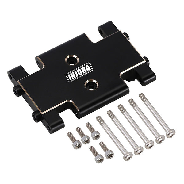 INJORA 21g Brass Skid Plate Transmission Mount for 1/24 Axial AX24