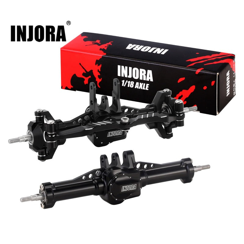 Amazon | INJORA +4mm フロントリアアクスルセット CNC