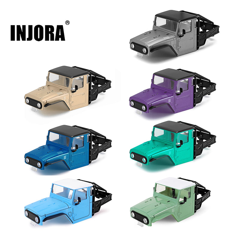 INJORA IR40 Half Truck Hard Plastic Body with Cage for 1/18 TRX4M