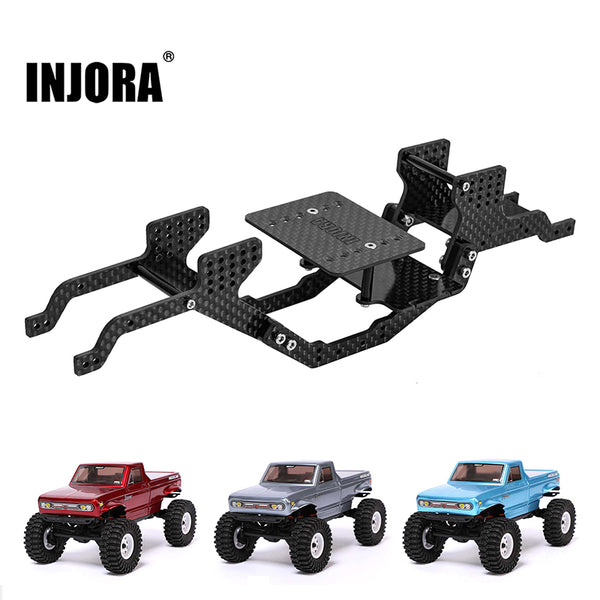 INJORA LCG Carbon Fiber Chassis Kit for 1/18 Redcat Ascent-18