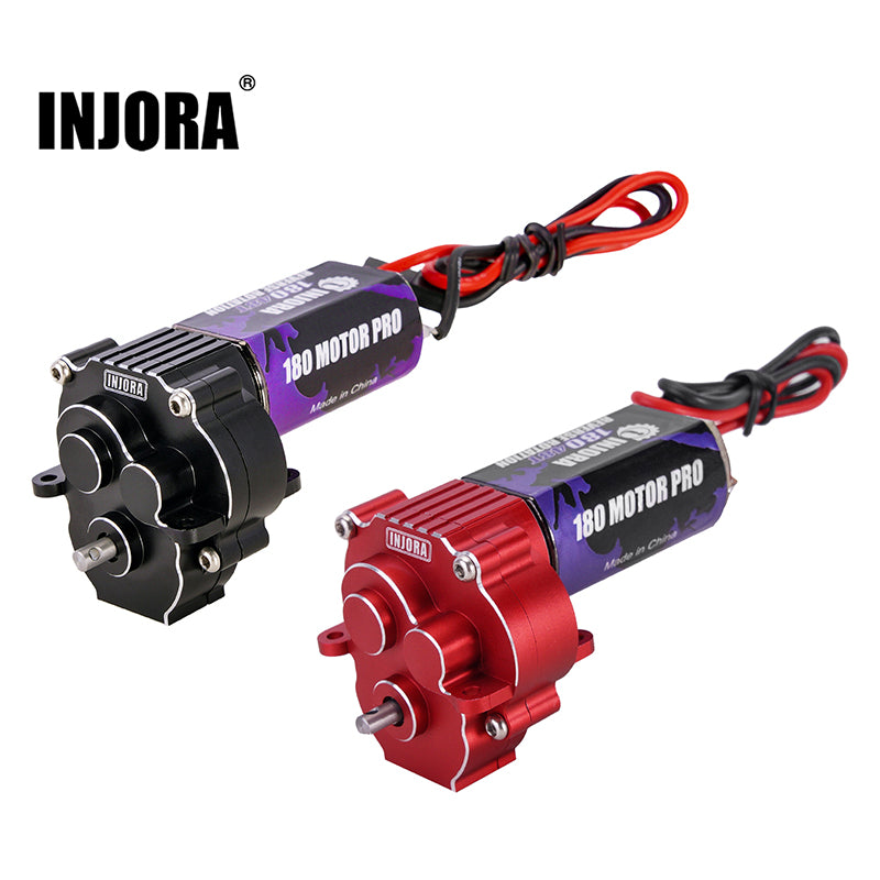 INJORA Complete Transmission with 180 Brushed Motor for 1/18