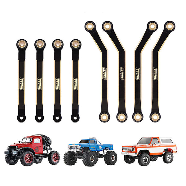INJORA 8PCS 39g Heavy Brass High Clearance Chassis Links for FCX24 (FC