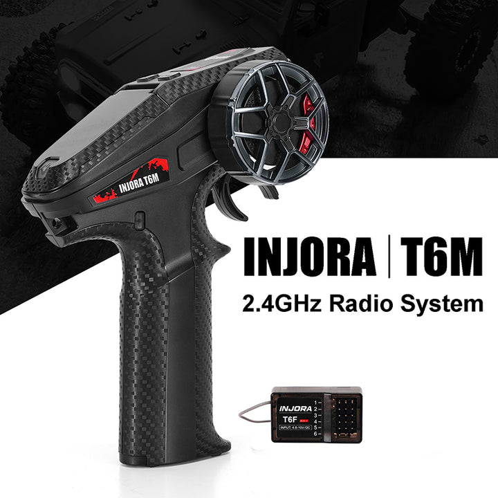 INJORA INT-T6M 2.4GHz Digitale Radio Micro Zender Afstandsbediening met