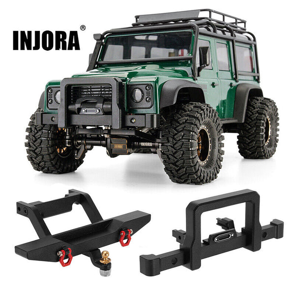 [US Warehouse]INJORA CNC Aluminum Classic Bumpers for 1/18 TRX4M Defender Upgrade