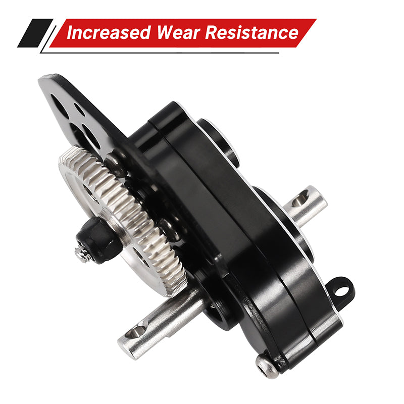 24-TWENTY FOUR- トリロジーBOX 1.2 INJORA CNC Aluminum Complete Transmission Gearbox for Axial