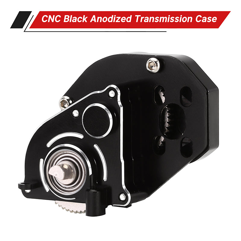 INJORA CNC Aluminum Complete Transmission Gearbox for Axial