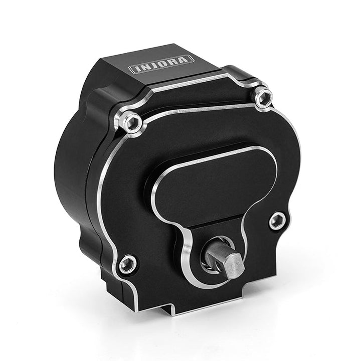 INJORA Transmission complète en aluminium CNC 24:1 avec moteur brossé 180° 48T pour 1/18 RC Crawler Redcat Ascent-18 Mise à niveau INJORA Transmission complète en aluminium CNC 24:1 avec moteur brossé 180° 48T pour 1/18 RC Crawler Redcat Ascent-18 Mise à niveau