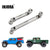 INJORA Stainless Steel Drive Shafts with D Shaped Hole for SCX24 Gladiator Power Wagon