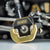 INJORA Black Brass C Hub Carrier Steering Knuckle Set for 1/10 SCX10 PRO