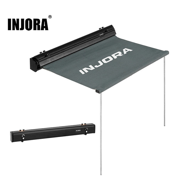 INJORA Scale Retractable Overland Awning for 1/18 1/24 RC Crawler