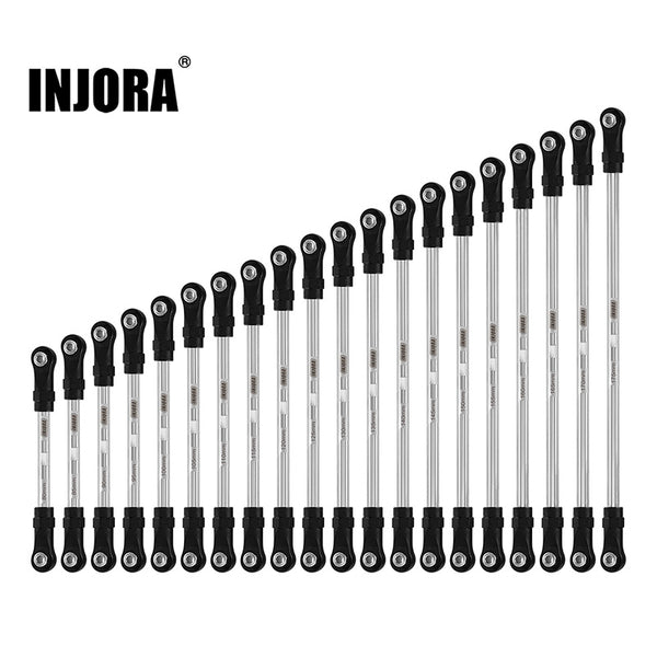 INJORA Stainless Steel Links with Rod Ends for 1/10 RC Crawler