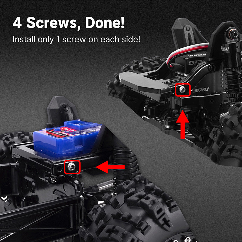 INJORA IR40 Half Truck Hard Plastic Body with Cage for 1/18 TRX4M