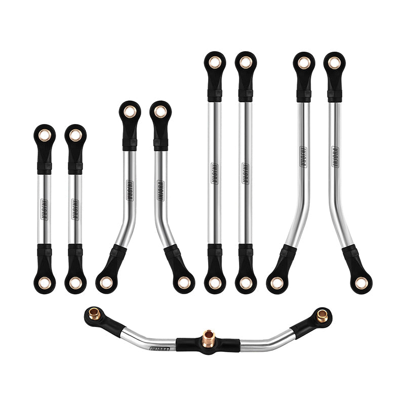 INJORA Stainless Steel High Clearance Links Set for 1/18 TRX4M Defende