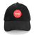INJORA Logo Adjustable Cotton Hat, Black and Red