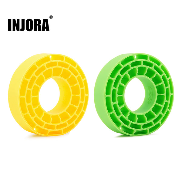 INJORA 4pcs Silicone Rubber Inserts for 61-63mm*21mm 1.0" Tires