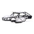 INJORA Rock Tarantula Nylon Buggy Body Chassis Kit for 1/18 TRX4M
