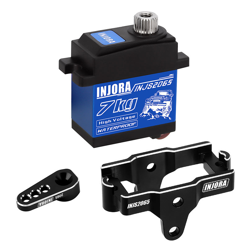 INJORA 7KG High Voltage Waterproof 2065 Digital Servo with Mount for 1