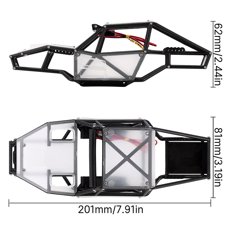 INJORA Tarantula Nylon Buggy Body for 1/18 TRX4M