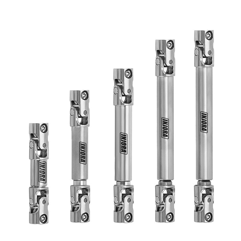 INJORA 1pcs Stainless Steel Drive Shaft with D Shaped Hole for