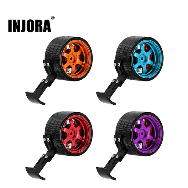 [Clearance Sale] INJORA Aluminum One-handed Control Steering Wheel for TQI Transmitter TRX4M TRX4 TRX6 Slash Summit