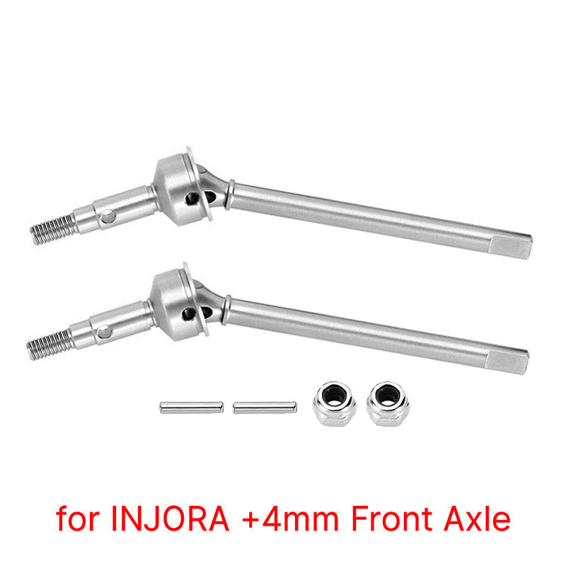 Expro シャフト　ジョイント　United 30inches INJORA Stainless Steel Drive Shafts for 1/18 TRX4M Defender